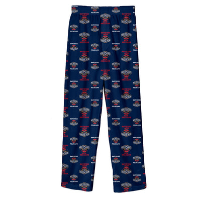 Outerstuff NBA Youth Boys (4-20) New Orleans Pelicans Team Logo Lounge Pants