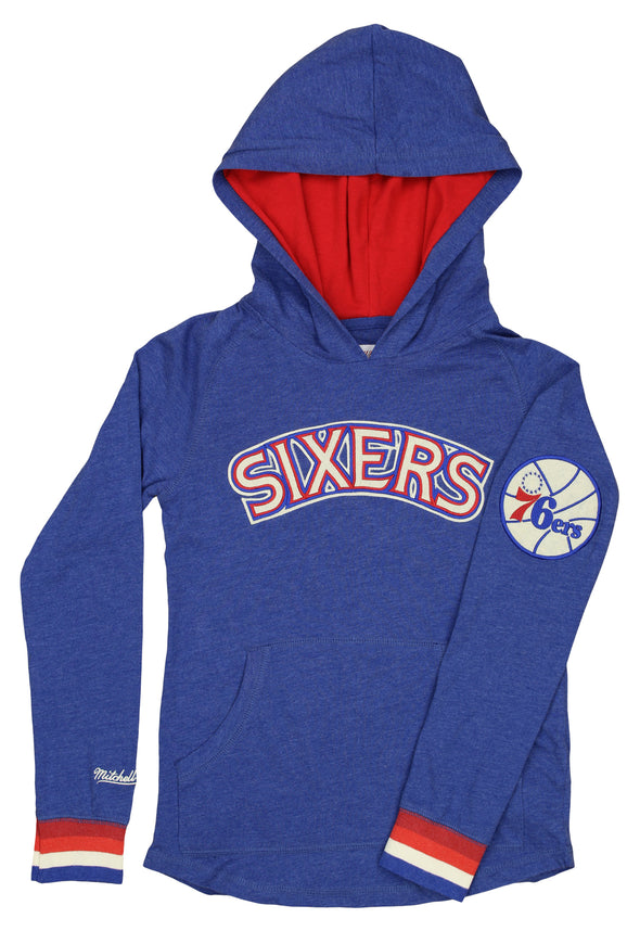 Mitchell & Ness NBA Youth (8-20) Philadelphia 76ers Lightweight Hoodie