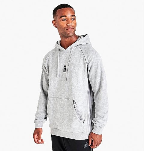 Adidas MLS Men's Columbus Crew SC Travel Hoodie, Medium Grey Heather