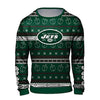 Forever Collectibles NFL Men's New York Jets Hanukkah Ugly Crew Neck Sweater