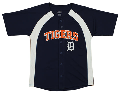 Outerstuff MLB Youth Boys Detroit Tigers Blank Baseball Jersey, Navy
