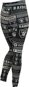 Zubaz NFL Women's Las Vegas Raiders Column 24 Style Leggings