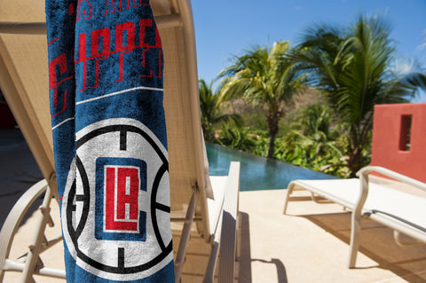 Northwest NBA Los Angeles Clippers Splitter Beach Towel & Mesh Bag Set