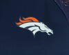 Zubaz NFL Men's Denver Broncos  Full Zip Hoodie with Lava Sleeves
