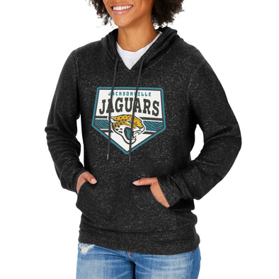 Zubaz NFL Women's Jacksonville Jaguars Team Color Soft Hoodie