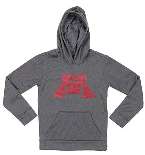 NCAA Youth Minnesota Golden Gophers Pullover Grey Hoodie