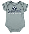 NCAA College Infants Brigham Young Cougars BYU 3 Pack Creeper Bodysuit Set