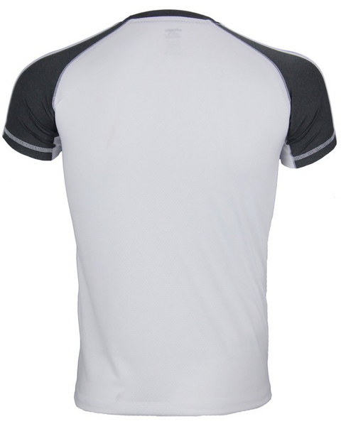 Adidas Youth Athletic Performance Climalite T-Shirt, White / Dark Gray