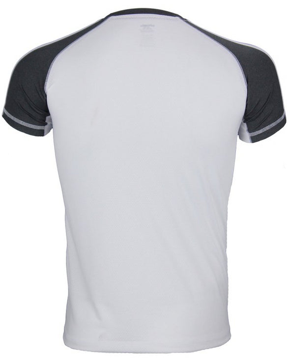 Adidas Youth Athletic Performance Climalite T-Shirt, White / Dark Gray