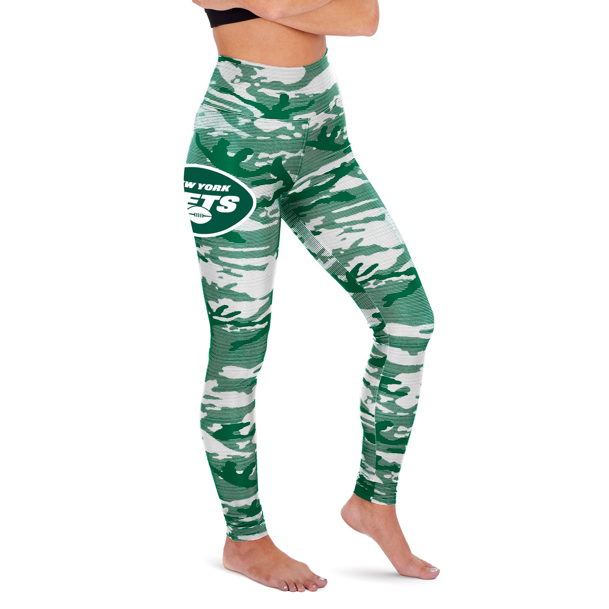 Zubaz New York Jets NFL Women's Camo Lines Legging – Fanletic