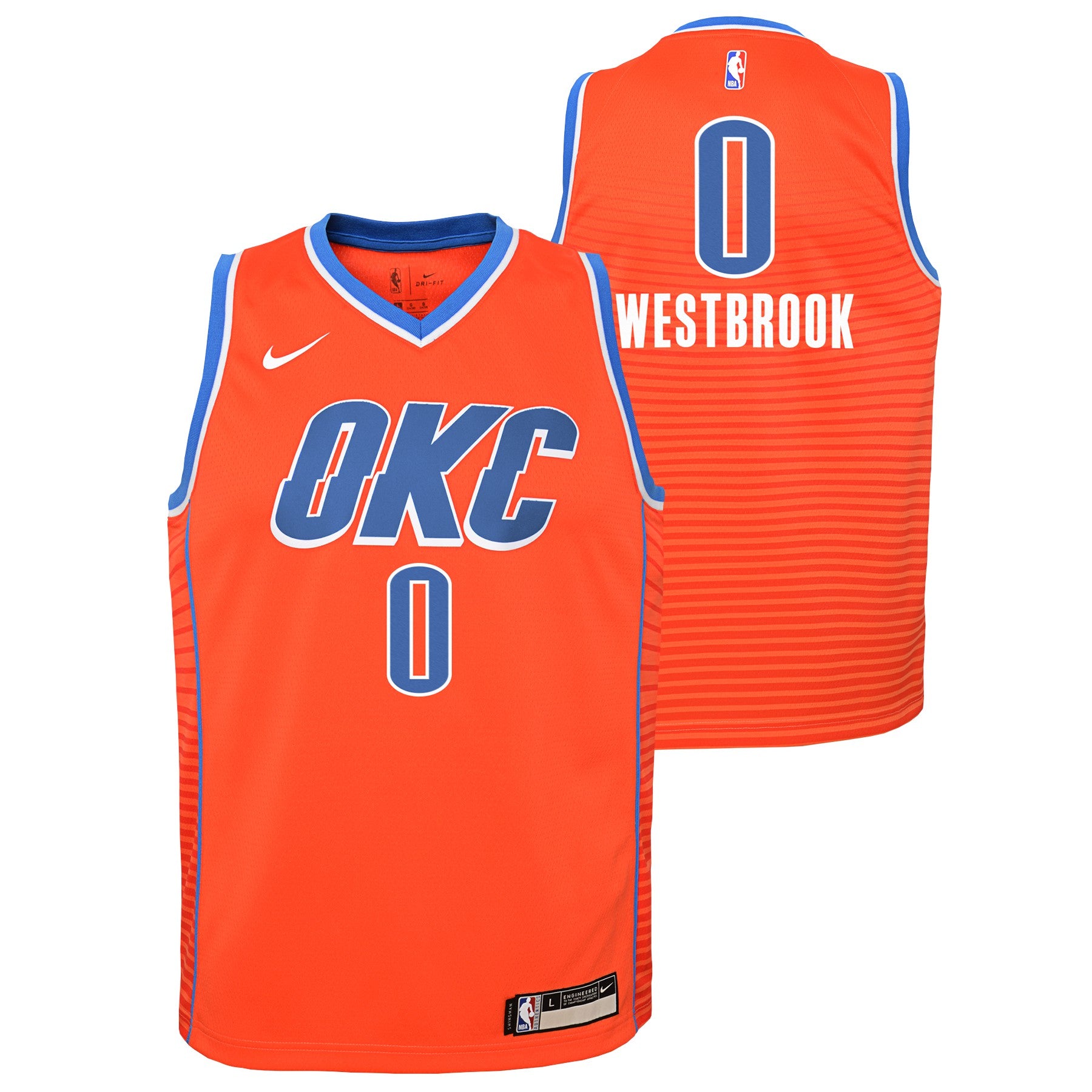 Nike NBA Authentic Oklahoma City Russell Westbrook Gray Jersey 56