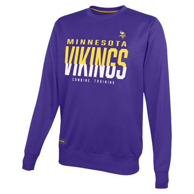 Outerstuff NFL Men's Minnesota Vikings Pro Style Performance Fleece Sweater