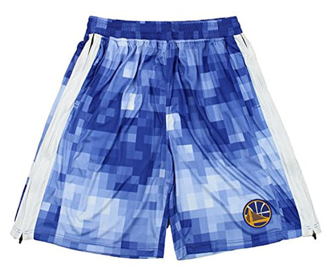 Zipway NBA Men's Golden State Warriors Pixel Single Layer Athletic Shorts
