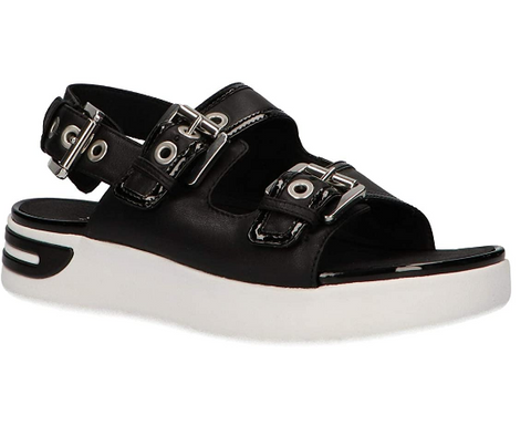 GEOX Women's D Ottaya Sand C Slip On Buckle Sandals, Color Options