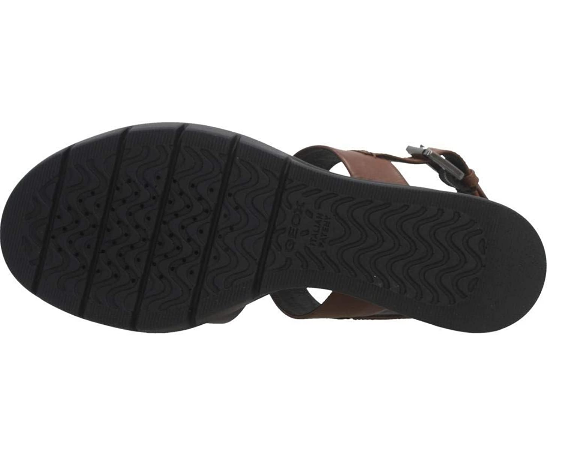 Geox Women's D Torrence A Platform Sandals, Black/Brown