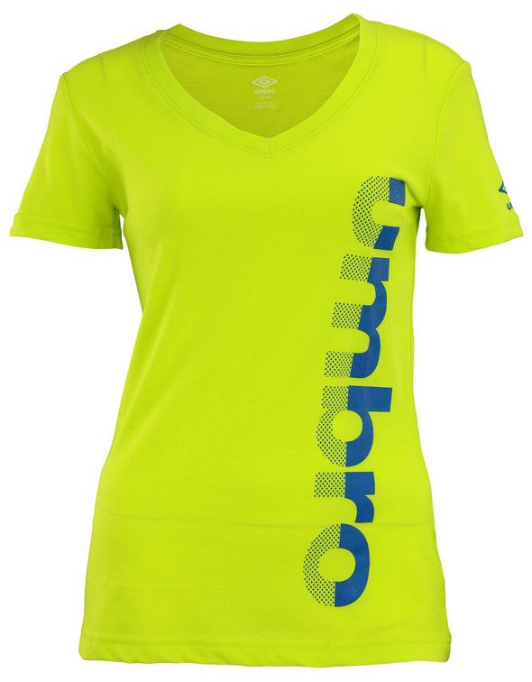 Umbro Women's Vertical Mesh Short Sleeve Top, Color Options