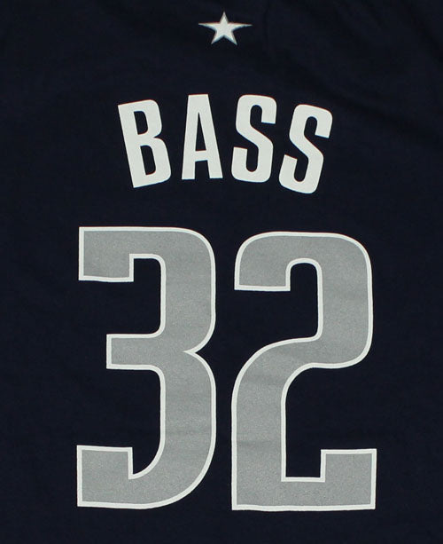 Adidas NBA Basketball Men's Dallas Mavericks Brandon Bass #32 Shirt - Navy