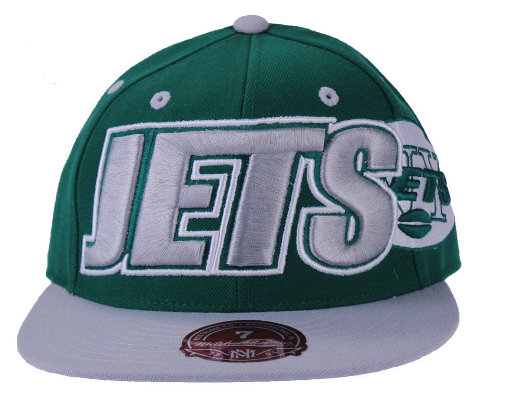 Mitchell & Ness NFL New York Jets Throwback Alternate Logo Fitted Hat, –  Fanletic