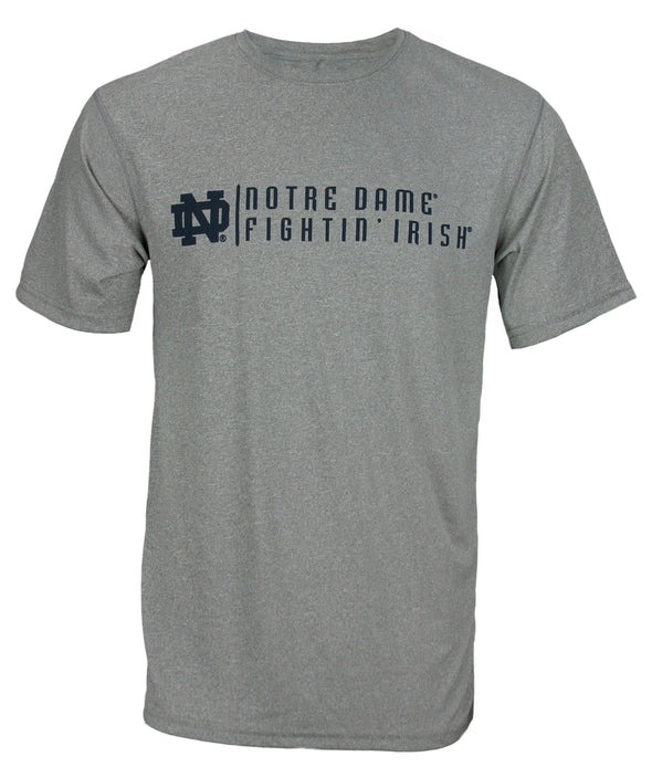 NCAA Men's Notre Dame Headlines Dri Tek Performance Tee T-shirt, Many Colors