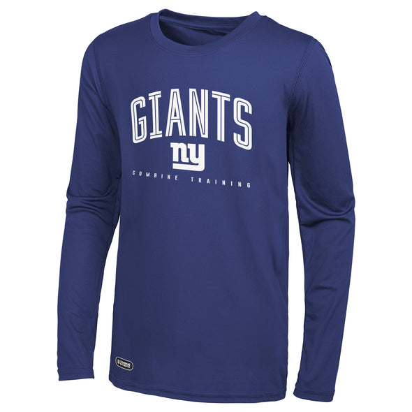 Outerstuff NFL Men's New York Giants Up Field Performance T-Shirt Top