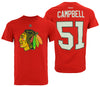Reebok NHL Men's Chicago Blackhawks Brian Campbell #51 Player T-Shirt