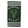 Northwest NBA Milwaukee Bucks "Stripes" Beach Towel, 30" x 60"