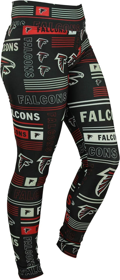 Zubaz NFL Women's Atlanta Falcons Column 24 Style Leggings