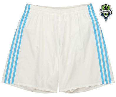 adidas MLS Men's Adizero Team Color Short, Seattle Sounders FC- White