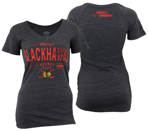 Reebok NHL Women's Chicago Blackhawks Hockey Club Tee
