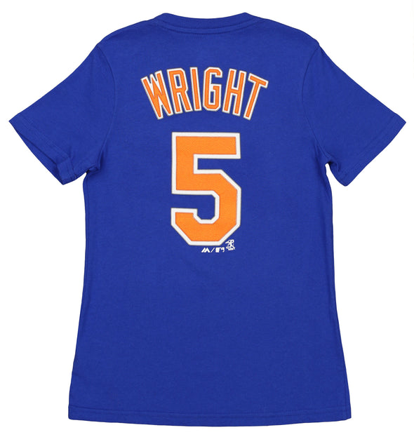 Baseball MLB Youth Girls (7-16) New York Mets David Wright #5 Player Tee Shirt