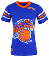 Adidas NBA Youth Girls (7-16) New York Knicks Replica Jersey Tee, Blue