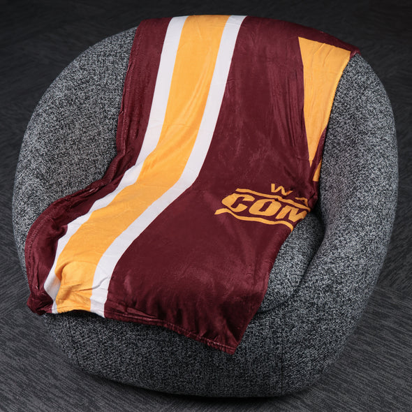 FOCO NFL Washington Commanders Plush Soft Micro Raschel Throw Blanket, 50 x 60