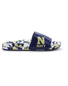 Hype Co College NCAA Unisex Navy Midshipmen Sandal Slides