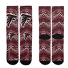 Zubaz By For Bare Feet NFL Adults Unisex Atlanta Falcons Zubified Dress Socks, Large