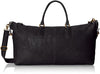 JD Fisk Men's Classic Leather Weekender Bag, Black, One Size [Apparel]