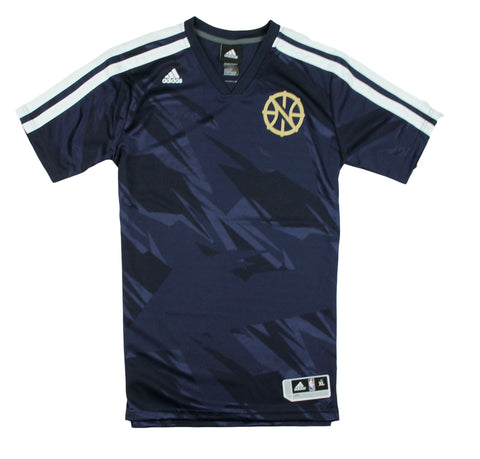 Adidas NBA Youth Boys New Orleans Pelicans Game Time Shooting Shirt, Navy