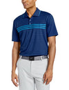 Adidas Golf Men's TaylorMade Puremotion Climacool 3-Stripes Short Sleeve Polo