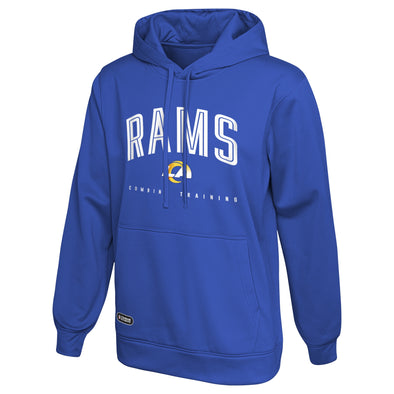 Outerstuff NFL Men's Los Angeles Rams Up Field Performance Fleece Hoodie