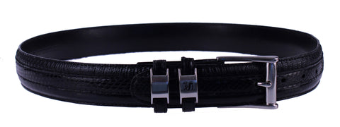 Stacy Adams 6-027 Snake Skin with Leather Embossed Croco and Lizard Mens Belt