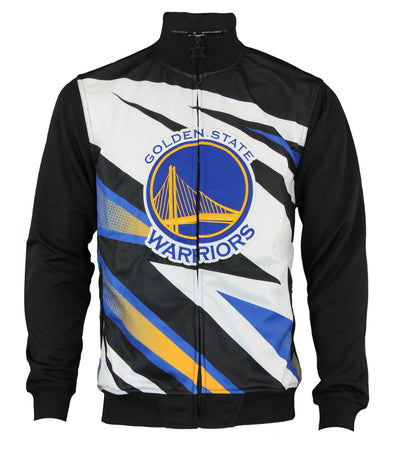 Zipway NBA Men's Golden State Warriors Moto Full Zip Jacket