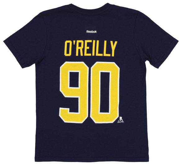 Reebok Buffalo Sabres Ryan O'Reilly #90 NHL Boys' Youth (8-20) Player Tee, Navy