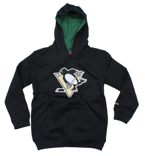 Reebok NHL Hockey Youth Pittsburgh Penguins Prime Basic Hoodie - Black