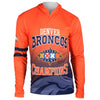 Forever Collectibles NFL Men's Denver Broncos Super Bowl Champions Hooded Tee