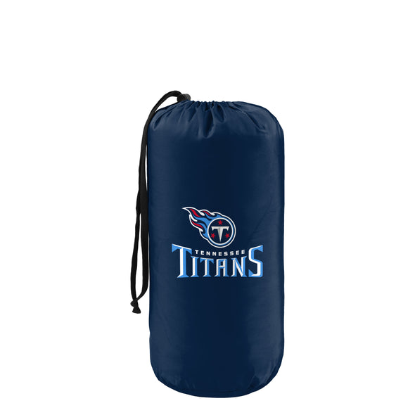 FOCO NFL Tennessee Titans Exclusive Outdoor Wearable Big Logo Blanket, 50" x 60"
