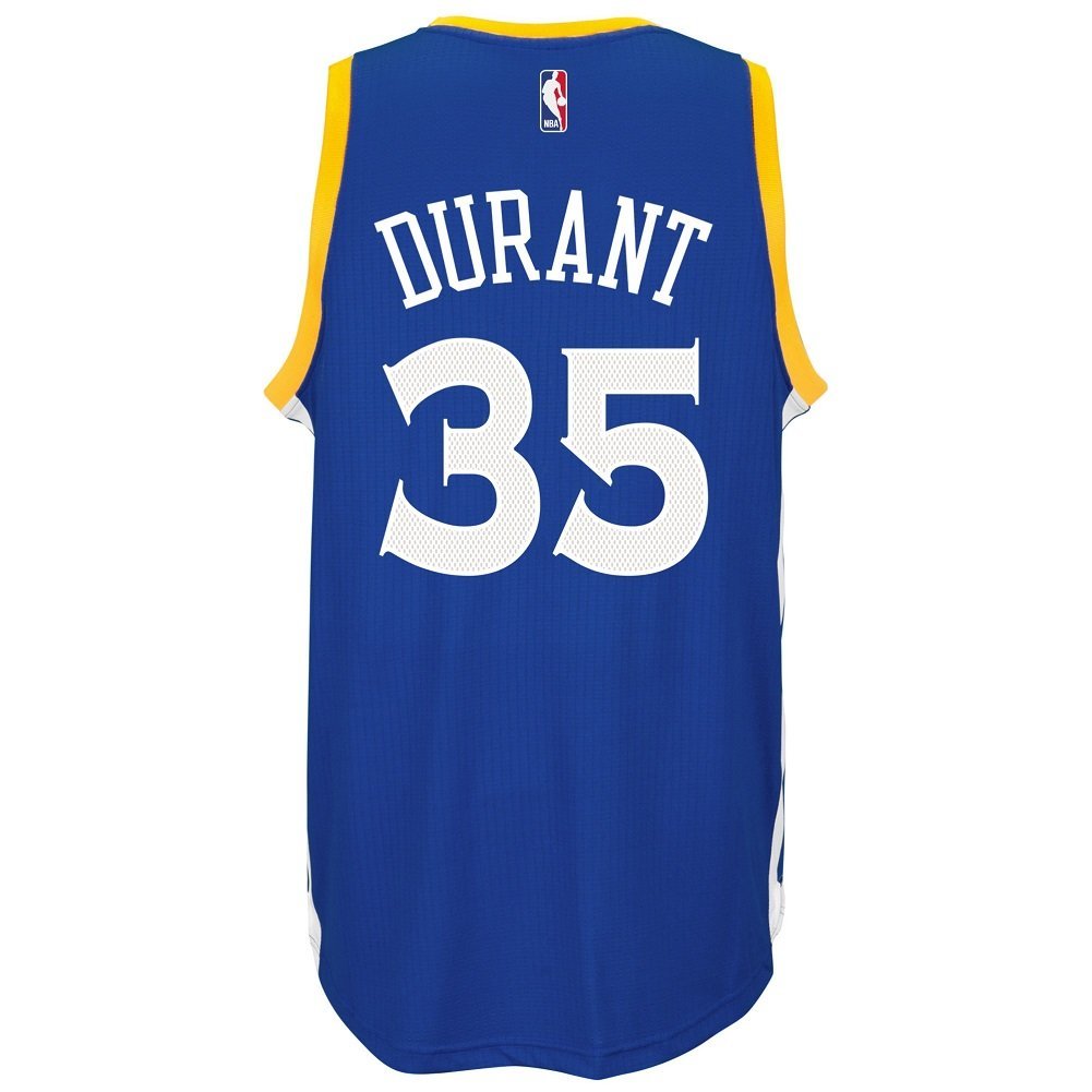 NBA Jersey Men's Basketball Wear - NBA Golden State Warriors #35 Kevin  Durant Swinger Edition Mesh Jersey Unisex Sleeveless Vest Sportswear XIKJUK  (Color : Blue a, Size : XXL): Buy Online at