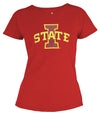 Outerstuff NCAA Youth Girls Iowa State Cyclones Dolman Primary Tee