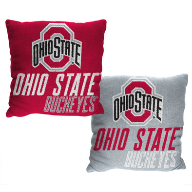 Northwest NCAA Ohio State Double Sided Jacquard Accent Throw Pillow