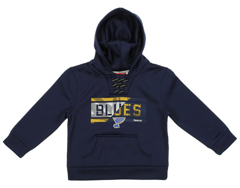 Reebok NHL Kids St. Louis Blues Hockey Hood, Navy