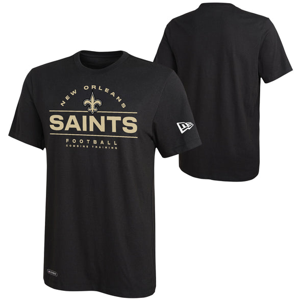 New Era NFL Men's New Orleans Saints Blitz Lightning Short Sleeve T-Shirt