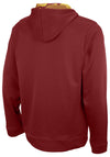 Zubaz NFL Men's Washington Commanders Solid Team Hoodie with Camo Lined Hood